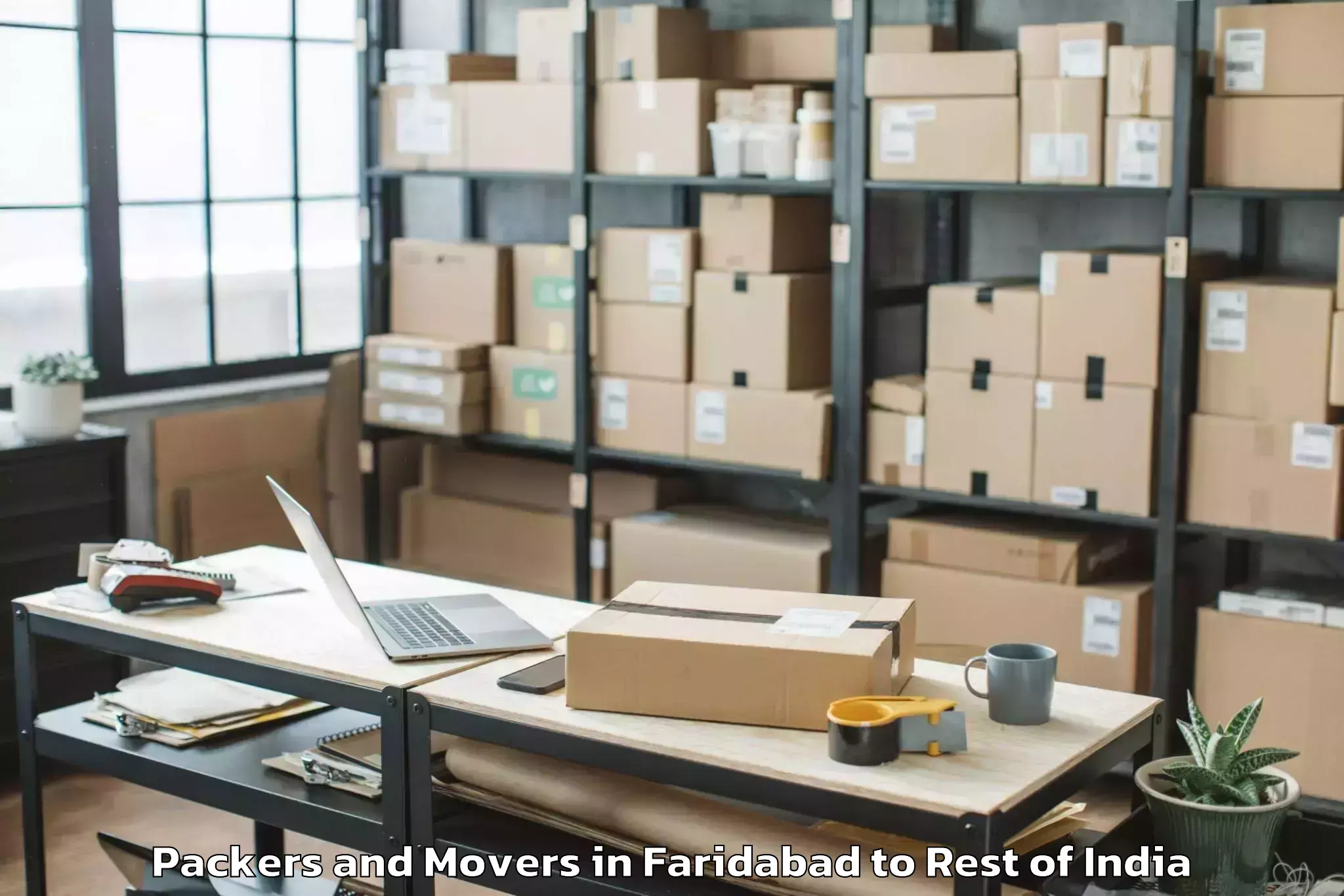 Professional Faridabad to Birpur Samba Packers And Movers